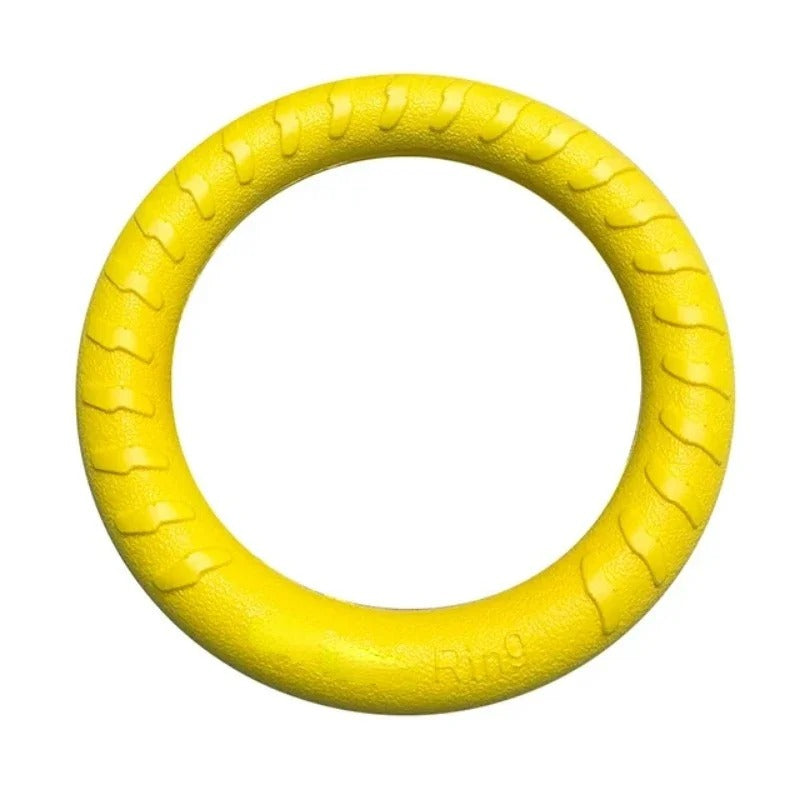 EVA Dog Ring Puller Toy – Floating Bite Ring, Interactive Training, Small & Large