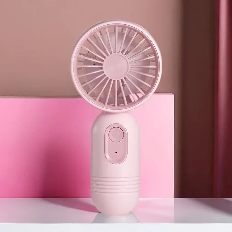 Capsule Handheld Fan – 3 Speed Quiet Portable Fan