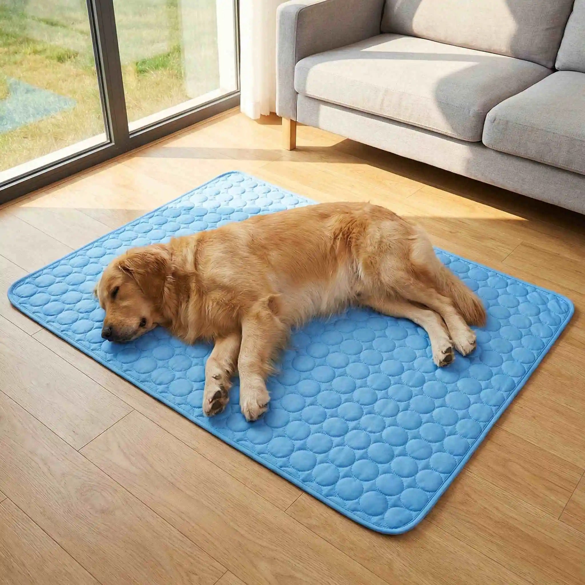 Pet Cooling Mat – Self-Cooling, Machine Washable, 4 Colours