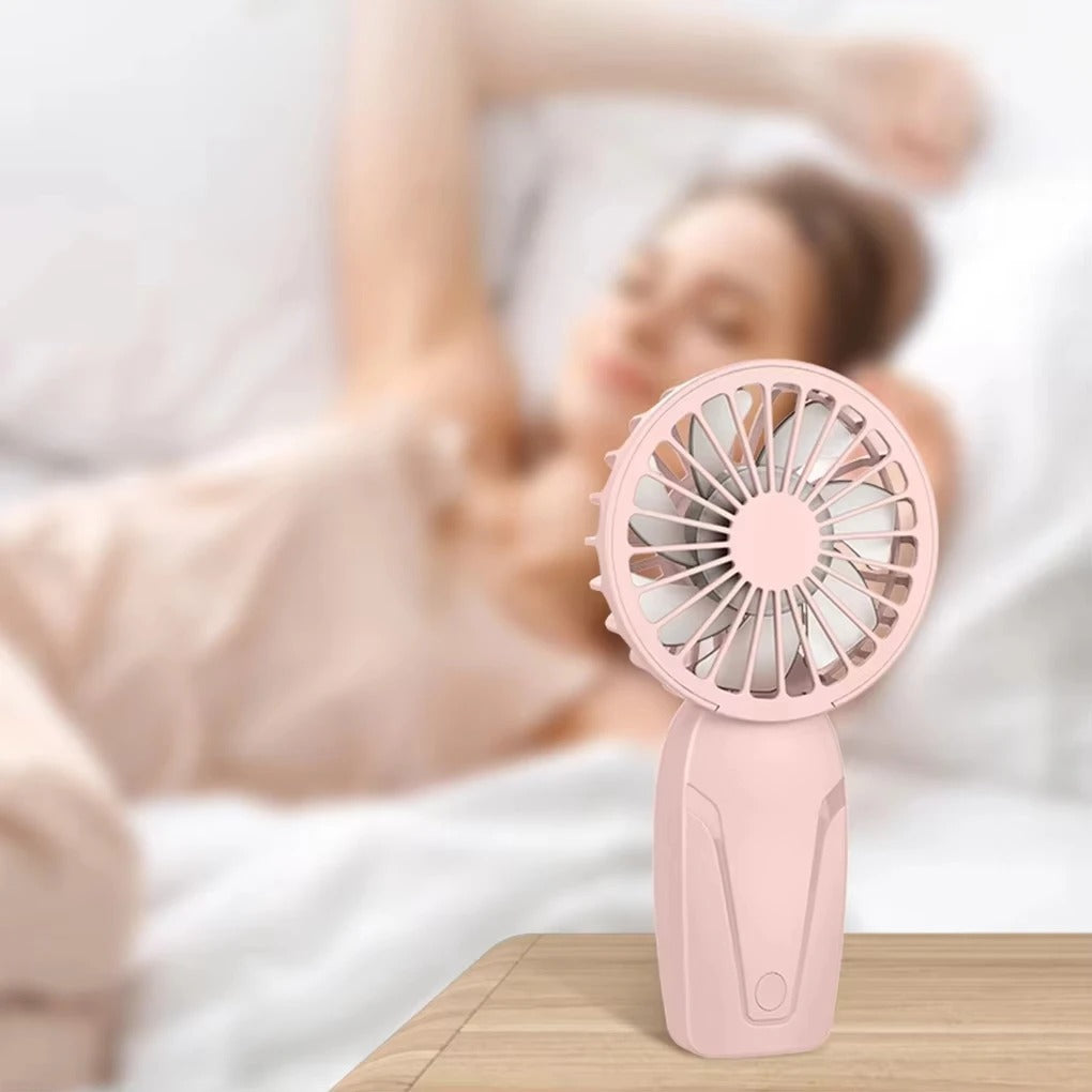 Portable Handheld Fan with Petal Blades
