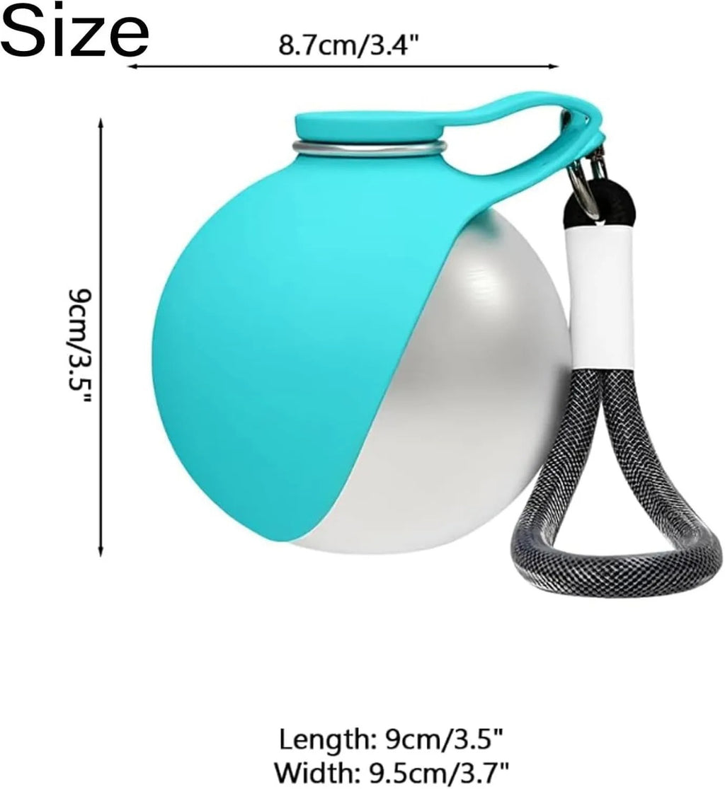 Two-in-One Portable Dog Drinking Cup – Foldable Water Bottle, 304 Stainless Steel, 2 Colours