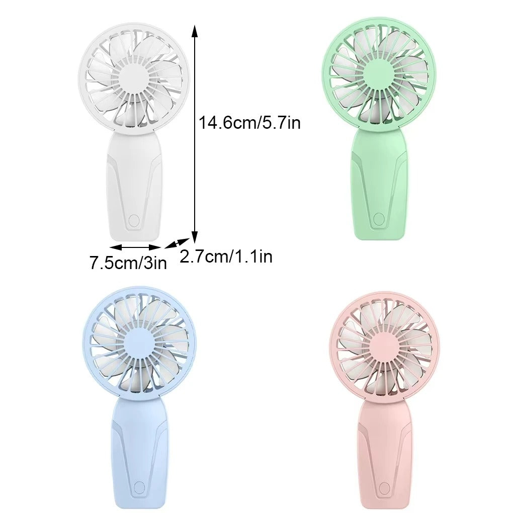 Portable Handheld Fan with Petal Blades