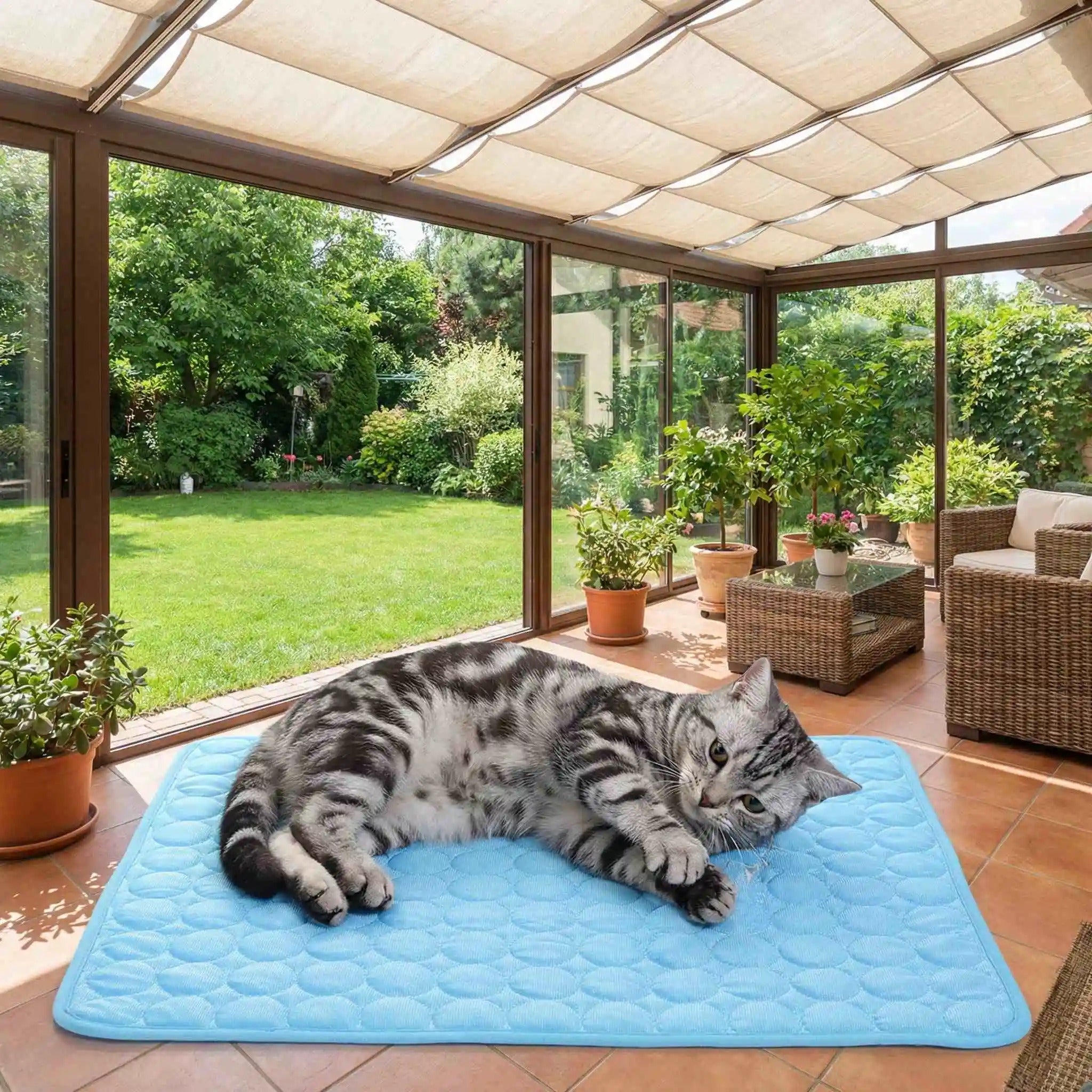 Pet Cooling Mat – Self-Cooling, Machine Washable, 4 Colours