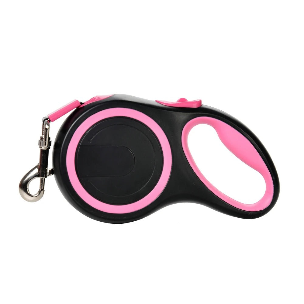 Retractable Dog Leash – Ergonomic Handle, One-Click Lock, 4 Colours