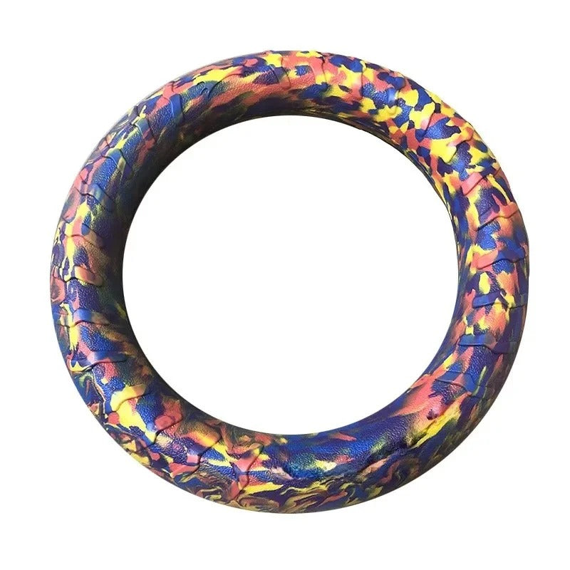EVA Dog Ring Puller Toy – Floating Bite Ring, Interactive Training, Small & Large