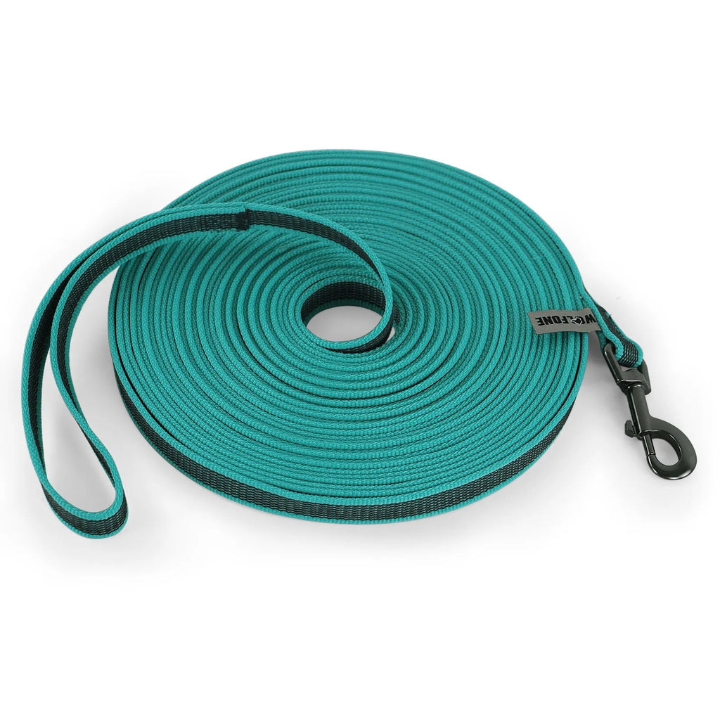 Long Dog Leash – Durable Latex Silk, Multiple Lengths, 8 Colours