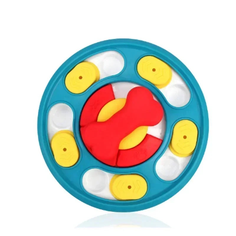 Dog Puzzle Slow Feeder – Interactive IQ Training Game, 6 Colours